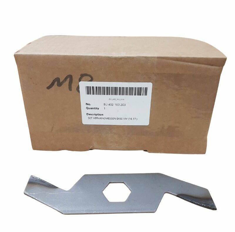 Genuine ELIET Scarifier Fixed Blades (16 set) | Fits E450
